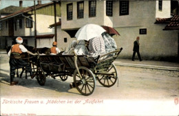 CPA Kasindo Sarajevo Bosnien Herzegowina, Türkische Frauen Und Mädchen Bei Der Ausfahrt - Bosnia Erzegovina