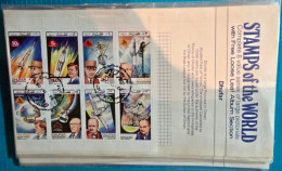8 / BOGEN / BLOCKMARKEN  / DHUFAR / MOTIV DE GAULLE / KENNEDY / ADENAUER / CHURCHILL / 1972 - Oman