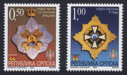 Bosnia Serbia 2003 Ordens Medals, Set MNH - Bosnie-Herzegovine