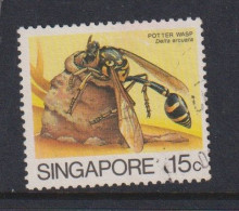 Singapore 1985 Insects 15c Potter Wasp #3 - Singapour (1959-...)