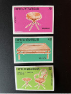 Centrafricaine 1978 Mi. A-C 537 IMPERF ND Non Dentelé Artisanat Handwerk Handicraft - Centrafricaine (République)