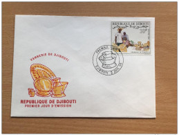 Djibouti Dschibuti 1990 FDC Vannerie De Djibouti Handwerk Artwork Handcraft Mi. 537 - Djibouti (1977-...)