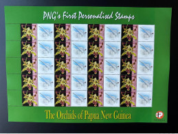 Papua New Guinea PNG 2007 Mi. 1244 Personalized Concorde Avion Airplane Flugzeug Orchids Flowers - Orchids