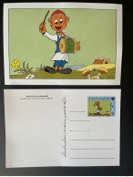 Libye Libya 1986 Stationery Entier Ganzsache Mushroom Champignon Pilz Music Tambour Musique Trommel Drum Musik Flower - Libye