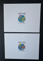 Niger 1989 Mi. 1059 - 1060 Epreuve De Luxe Proof Lutte Contre Le Sida Fight Against AIDS HIV VIH - Niger (1960-...)