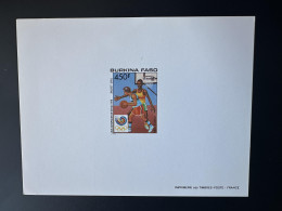 Burkina Faso 1988 Mi. 1170 Epreuve De Luxe Proof Jeux Olympiques Olympic Games Seoul Basketball Basket Ball - Burkina Faso (1984-...)