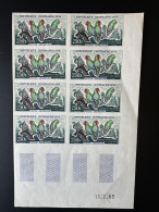 Centrafricaine 1962 Mi. 32 IMPERF ND Oiseau Bird Vogel Agapornis Pullaria Inséparables à Tête Rouge - Centrafricaine (République)