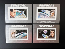Sénégal 1991 Mi. 1150 - 1153 Blocs De Luxe Youri Gagarine Yuri Gagarin Space Espace Raumfahrt - Sénégal (1960-...)