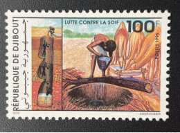 Djibouti Dschibuti 1995 Mi. 610 Lutte Contre La Soif Wasserförderung Water Eau Camel Kamel Chameau MNH** RARE - Djibouti (1977-...)