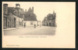 CPA Auxonne, Porte De L`Ancien Arsenal, Rue Carnot - Auxonne