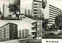 WEIMAR  Thueringen Hans-Beimler-Strasse Heinrich-Rau-Strasse Wohnsiedlung Hochha - Weimar