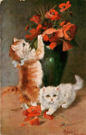 Katzen Mohnbluemen - Cats