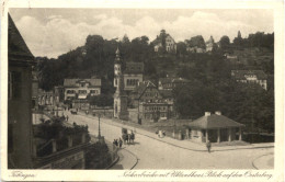 Tübingen Neckarbrücke Mit Uhlandhaus, Blick Auf Den Den Hesterberg - Tübingen
