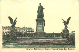 Wilna - Denkmal Der Kaiserin Katharinas Der Zweiten - Litouwen