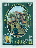58141 MNH CHILE 1983 CENTENARIO DE LOS FUNICULARES DE VALPARAISO - Chili
