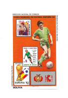 BOLIVIA 1982 WORLD FOOTBALL CUP SOUVENIR SHEET BL125 MNH - Bolivie