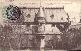 CPA Banque Chalons Sur Marne La Caisse D'Epargne Vue Du Petit Jard - Banken