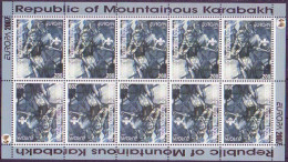 Haut Karabagh - Arménie Bloc Feuillet 2007 Y&T N°F(1) à F(2) - Michel N°KB(?) *** - EUROPA - Arménie