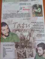 P) 2005 CUBA, CHE GUEVARA IN AFRICA, PRESENCE AND THE INTERNATIONALIST STRUGGLE, AEROGRAMME, AIRMAIL, MNH - Autres & Non Classés