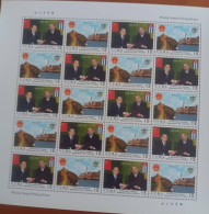 P) 2020 CUBA, 60TH ANNIVERSARY DIPLOMATIC RELATIONS WITH CHINA, NATIONAL FLAGS, SOUVENIR SHEET, MNH - Autres & Non Classés