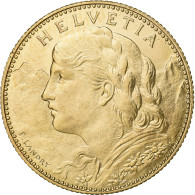 Suisse, 10 Francs, 1913, Bern, Or, SPL, KM:36 - Altri & Non Classificati