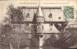 CPA Banque Chalons Sur Marne La Caisse D'Epargne Vue Du Petit Jard - Banken