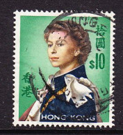 Hong Kong 1962 $10.00 Queen Used - Oblitérés