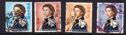 Hong Kong 1966 Queen Elizabeth High Values Used - Oblitérés