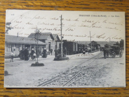 TREGUIER, COTE D'ARMOR, LA GARE, CPA - Tréguier