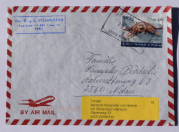 Lettre Par Avion Du Pérou Vers La Suisse – Année 2003 - Brieven En Documenten