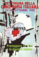 Croce Rossa Settimana Della Croce Rossa Italiana Anno 23-30 Settembre 1990 (vedere/retro) - Red Cross