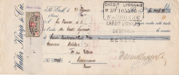 Lettre Change De Saint-Gall (Suisse) Pour Carcassonne (11) - 25 Janvier 1922 - Timbre Fiscal 30c Suisse + 25c EC 382 - Bills Of Exchange