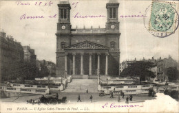 Paris CPA L'eglise Saint Vincent De Paul - Paris (09)
