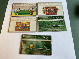 - 63 - Taiwan 5 Different Phonecards - Taiwan (Formosa)