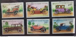 Tchad 1999. Yvert 1155-60 Oblitéré Voitures Anciennes - Tchad (1960-...)
