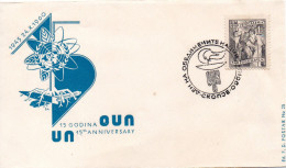 Yugoslavia, Macedonia, United Nations Day Skopje 1960 - Lettres & Documents