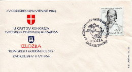Yugoslavia, XV Congress UPU Wien 1964 - Lettres & Documents