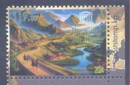 2025. Kyrgyzstan, UNESCO, The Great Silk Road, 1v,  Mint/** - Kirghizistan