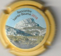 Capsule Champagne SANDRIN Jean { N°18 : NOIR DE LISTAN Rencontre Sainte-Baume 2018 ; AUBE Celles-sur-Ource } 5€ {S18-25} - Autres & Non Classés