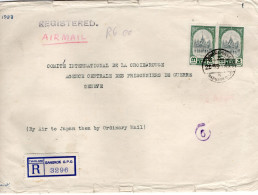 THAILAND-JAPON -SUISSE (CROIX-ROUGE). 1943. CENSURE. - Thaïlande