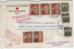 COLOMBIA (CRUZ ROJA)-FRANQUICIA -SUISSE (CROIX-ROUGE). 1942.  CENSURE. - Colombie