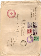 EGYPTE -SUISSE (CROIX-ROUGE)- TURQUIE. 1942. 2 CENSURES. - Lettres & Documents