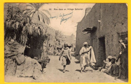CPA Rue Dans Un Village Saharien - 1925 - Non Classificati