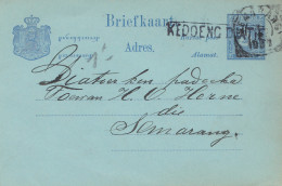Ned. Indie 1897: Post Card To Samarang - Indonésie