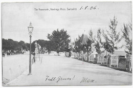 Picture Post Card Barbados, Hastings Rocks, 1906 To Insbruck/Austria - Barbades (1966-...)