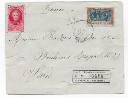 Einschreiben Mendoza Nach Paris, 1911 - Autres & Non Classés