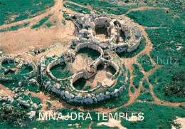 Malta  Insel Mnajdra Temples Shrine To Mother Earth Fliegeraufnahme - Malta