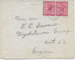Kgf, PoW, Natal Durban, Lagerstempel Rückseitig, Burenkrieg Nach Ceylon - Autres & Non Classés