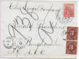 Argentina Buenos Aires To Binghampton, 1900 - Autres & Non Classés