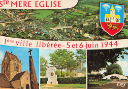 50 SAINTE MERE EGLISE LE CLOCHER OU RESTA ACCROCHE LE PARACH - Sainte Mère Eglise